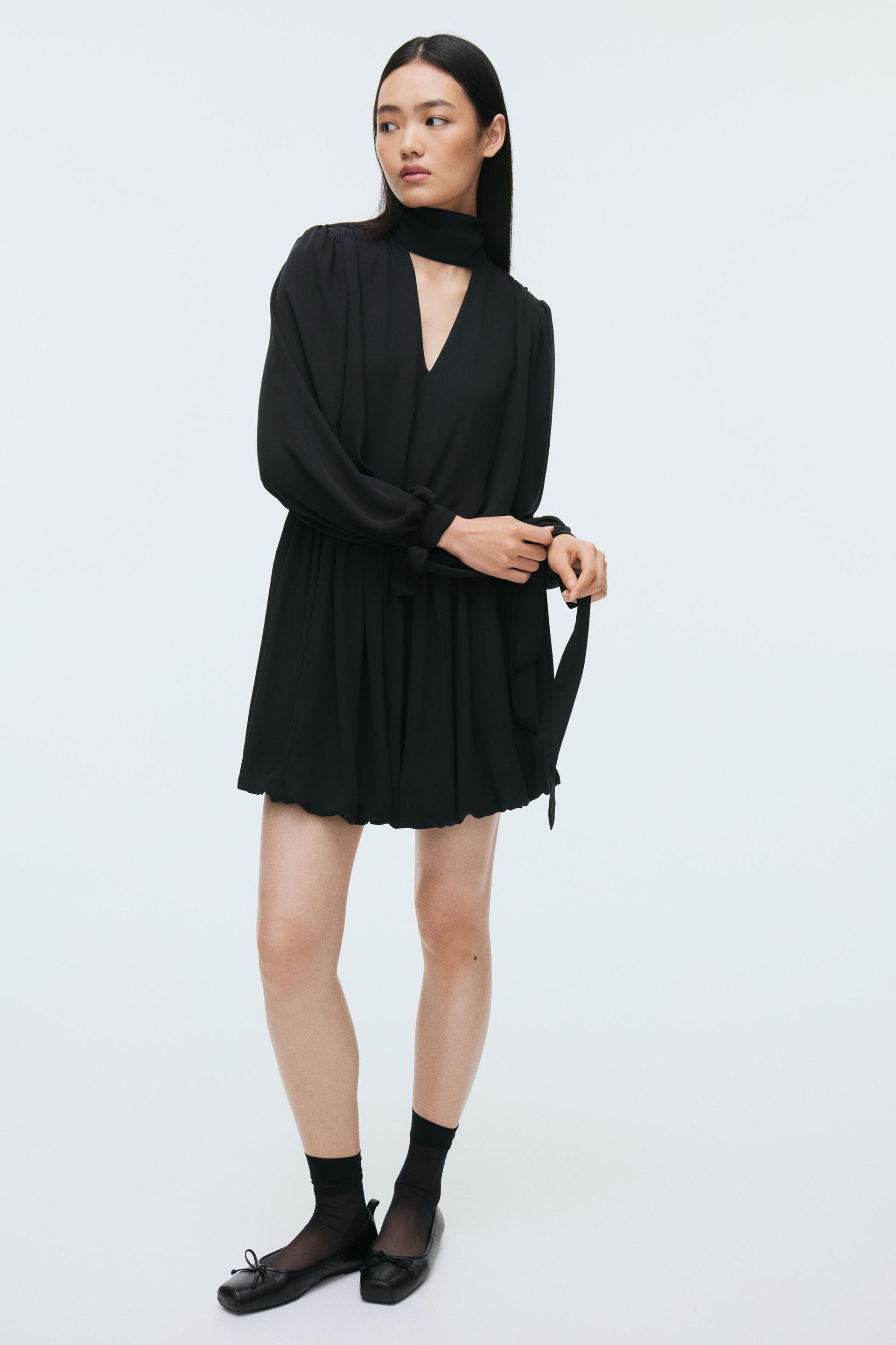 bow-detail dress