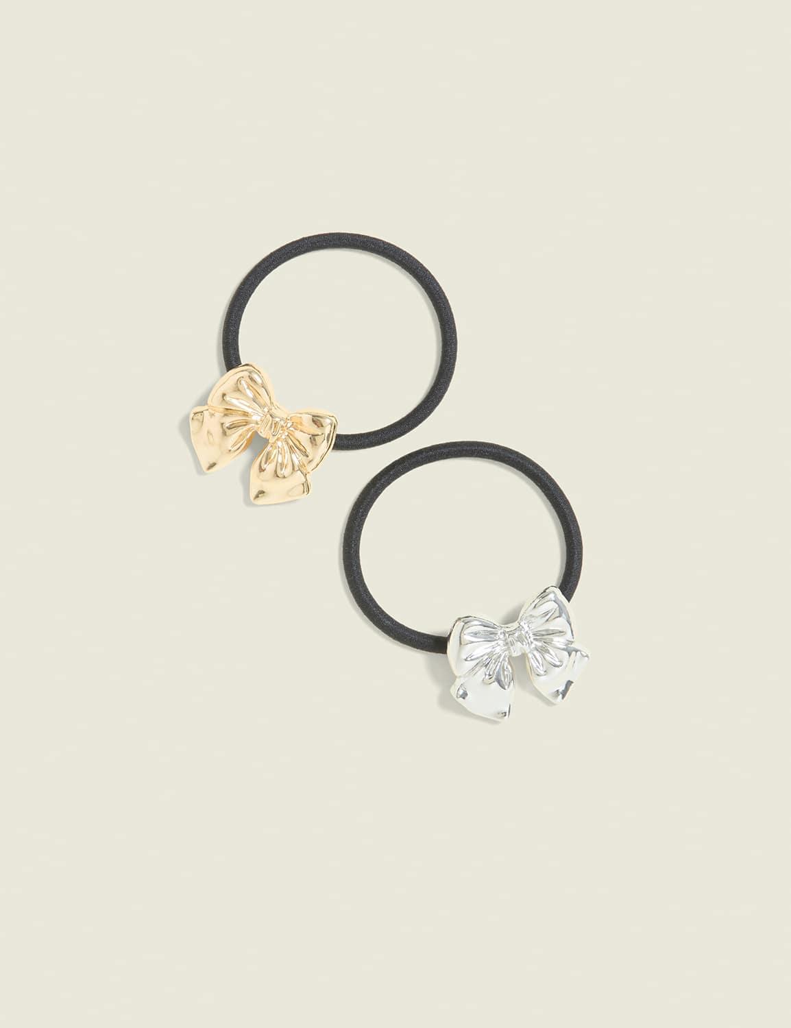 bow hair tie 2-pack