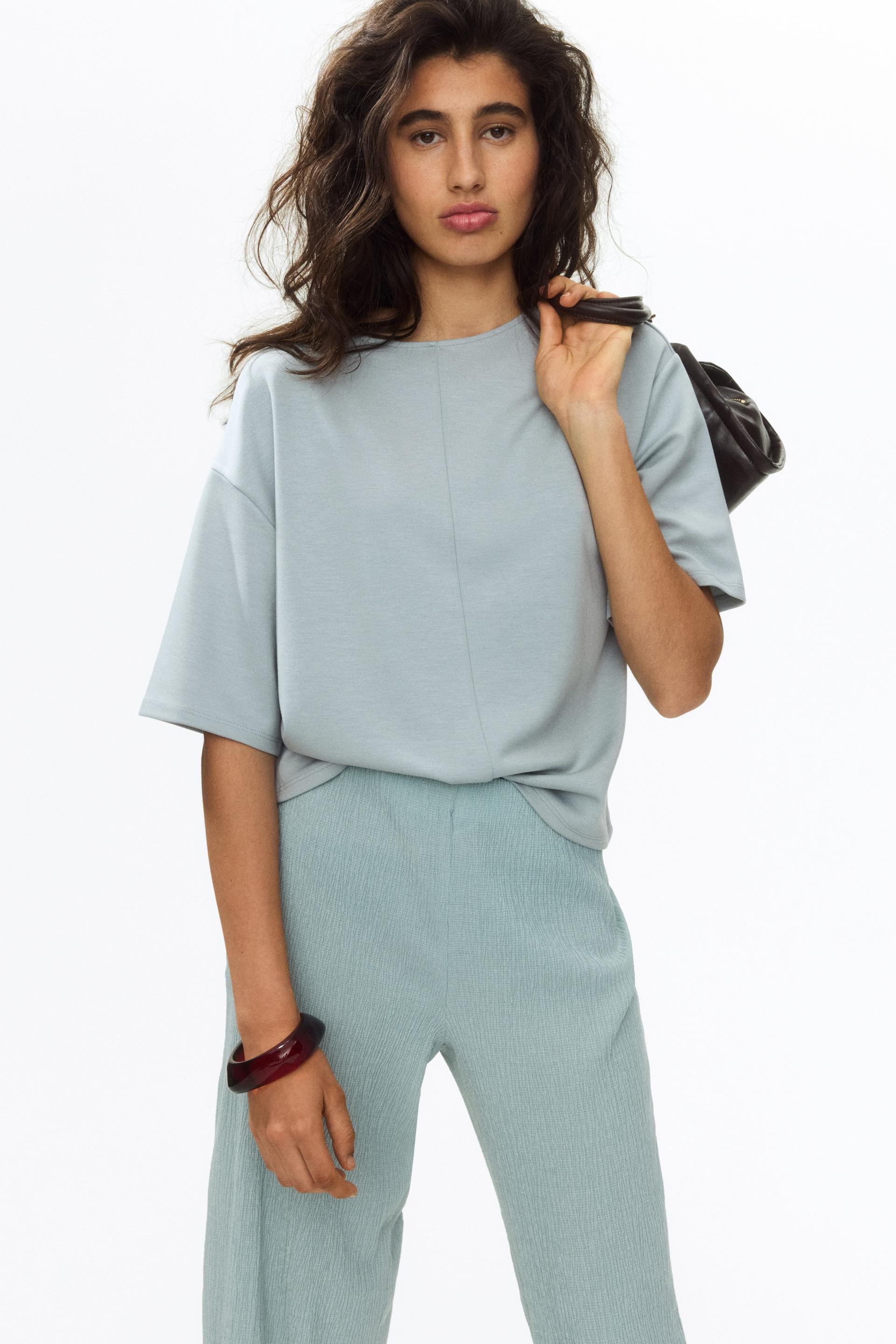 boxy jersey top