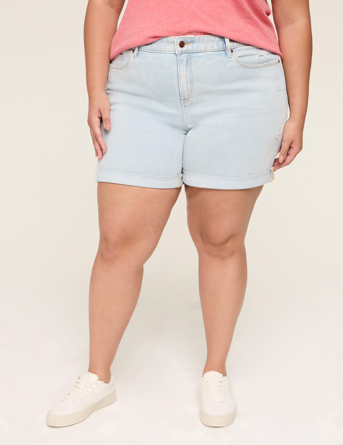 boyfriend fit jean short - 5.5" inseam