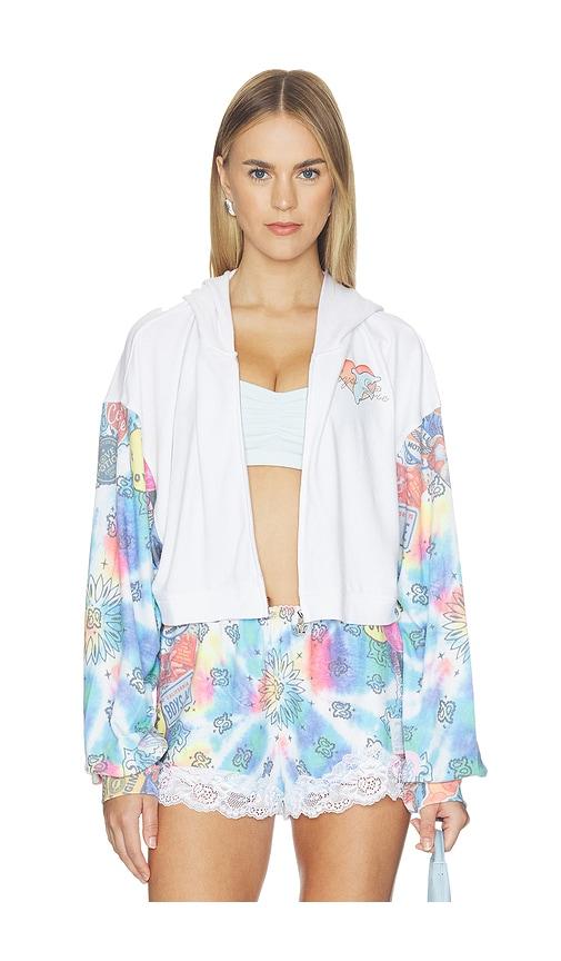 boys lie alex zip up in white. - size m/l (also in xs/s, xl/xxl)