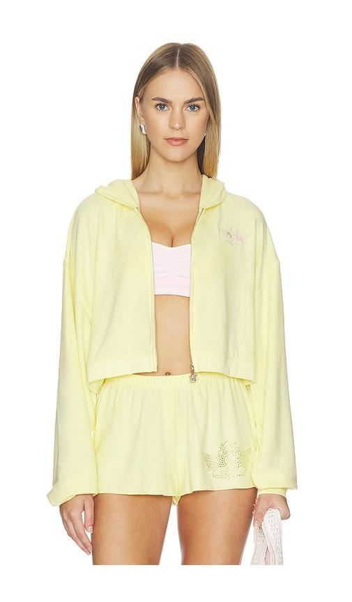 boys lie boys will be boys who lie alex zip up in yellow. - size xl/xxl (also in xs/s)