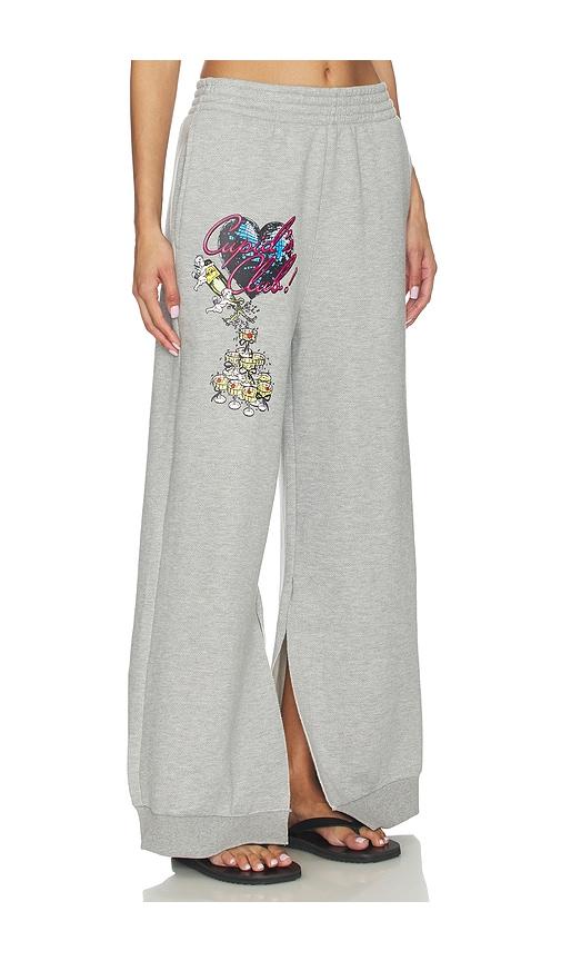 boys lie cupids club mm pant in light grey. - size s (also in xs)