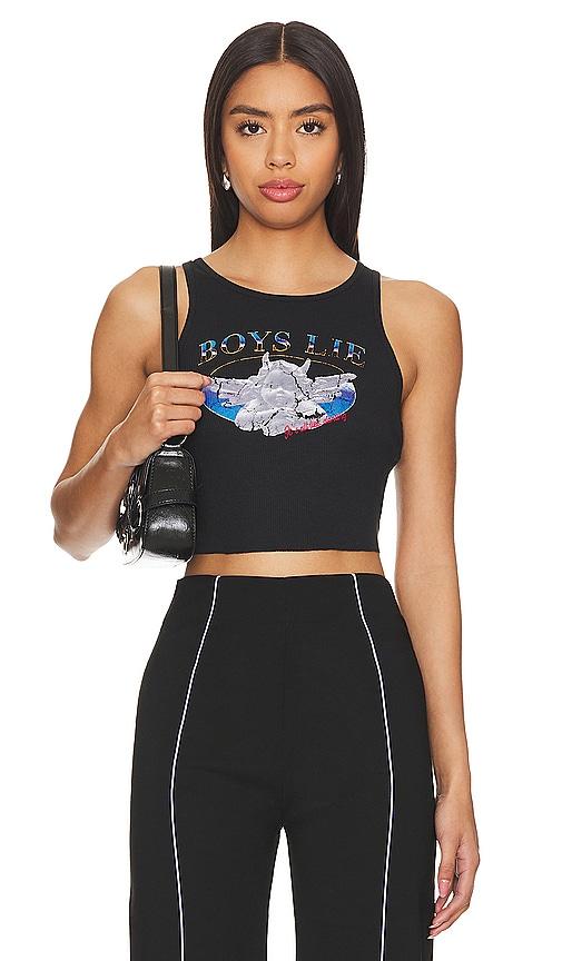 boys lie here lies tank in black. - size xs/s (also in xl/xxl)