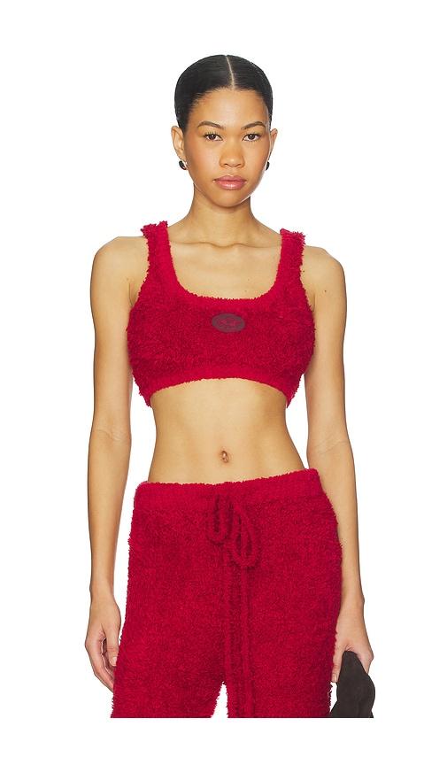 boys lie lucy cozy bralette in red. - size m/l (also in xs/s, xl/xxl)