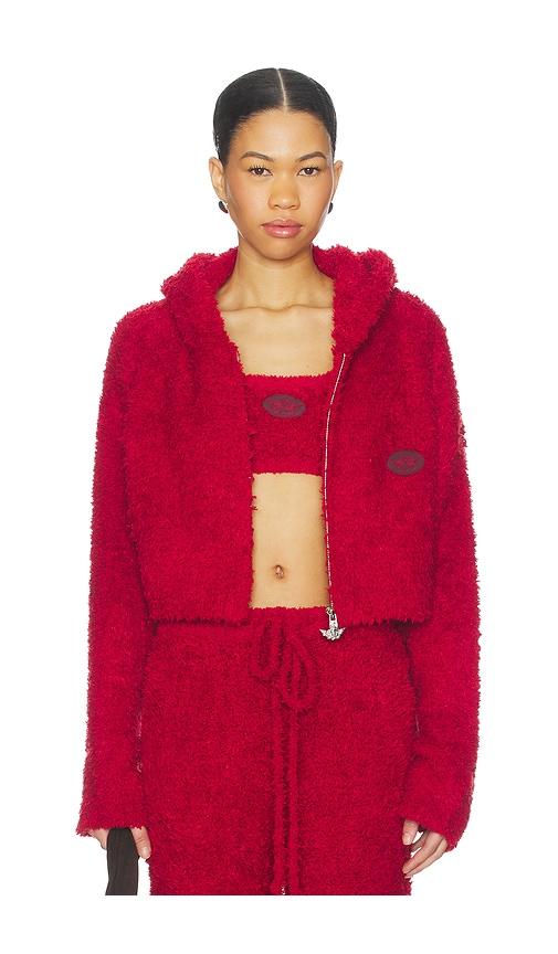 boys lie lucy cozy hoodie in red. - size m/l (also in xs/s, xl/xxl)