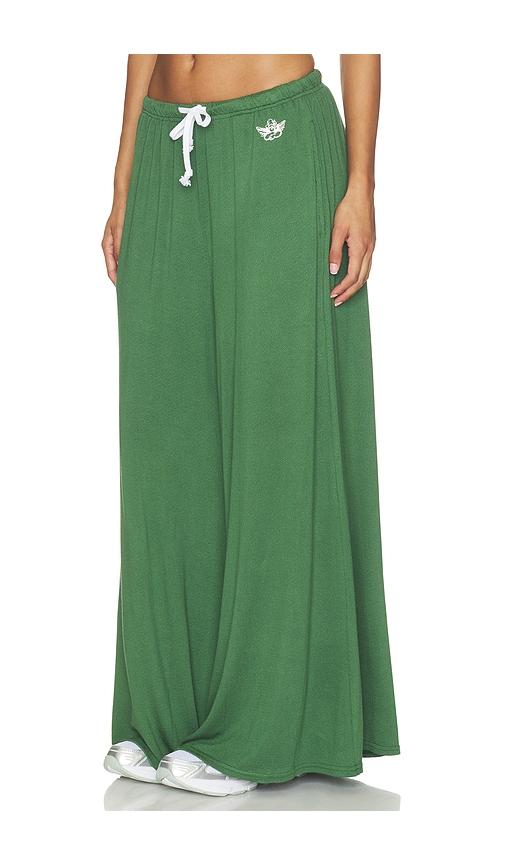 boys lie match point '94 crepe leah pant in green. - size l (also in xs, s, m)