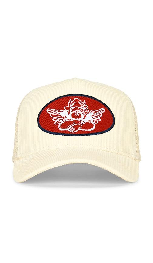 boys lie mellow yellow trucker hat in yellow.