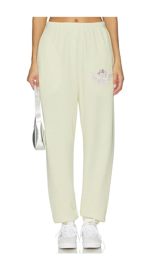 boys lie pastel me kimmy sweatpants in yellow. - size xl (also in xs)