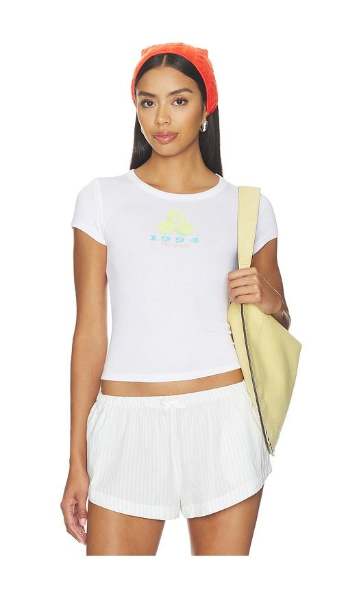 boys lie tennis dept. '94 baby tee in white. - size m/l (also in xs/s, xl/xxl)