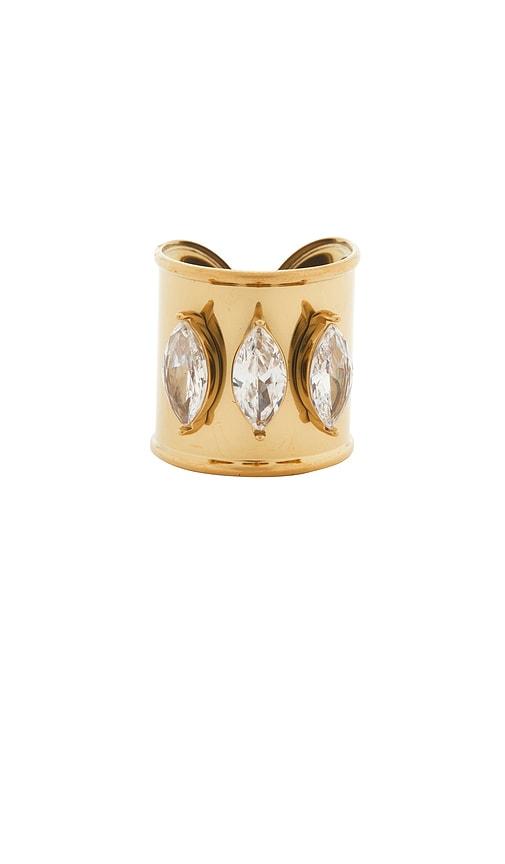 bracha ariella ring in metallic gold.