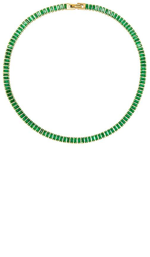 bracha candybar necklace in green.