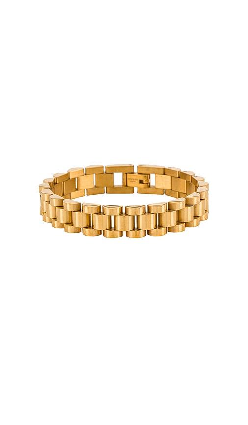 bracha rolly bracelet in metallic gold.