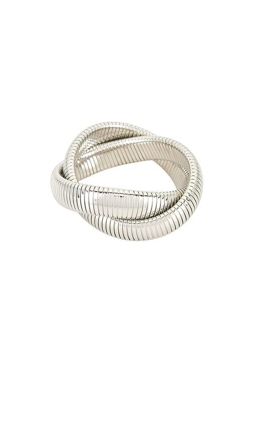 bracha she's the moment bracelet in metallic silver.