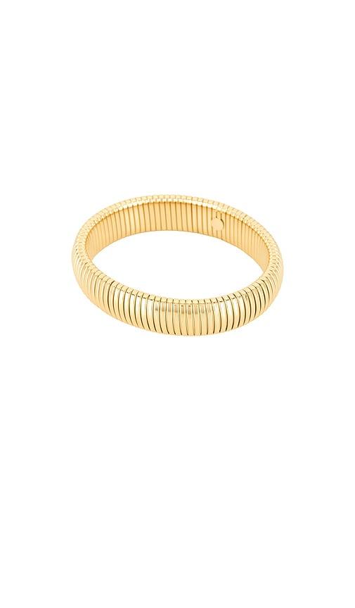 bracha she's timeless bracelet in metallic gold.