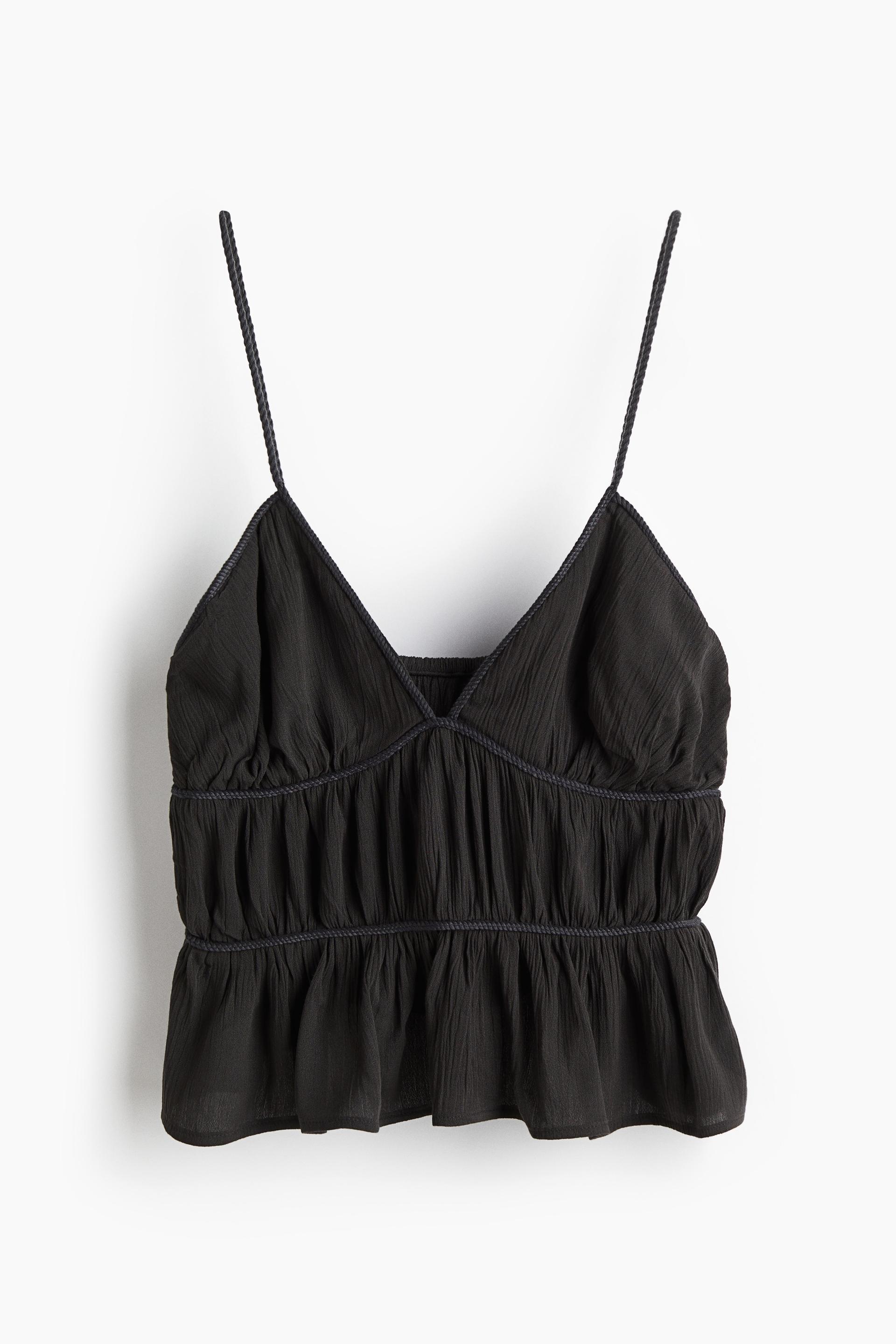 braid-detail strappy top
