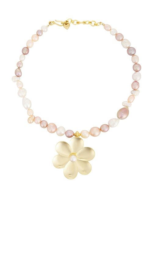 brinker + eliza flora necklace in multi.