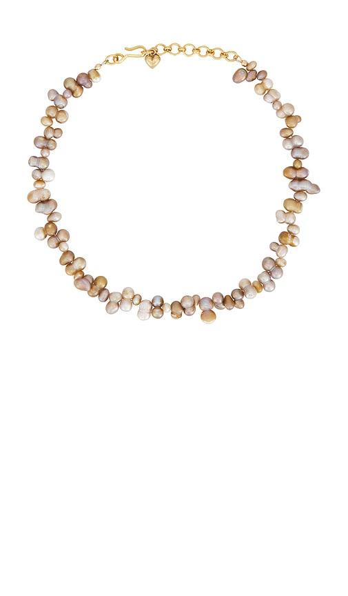 brinker + eliza honor necklace in blush.