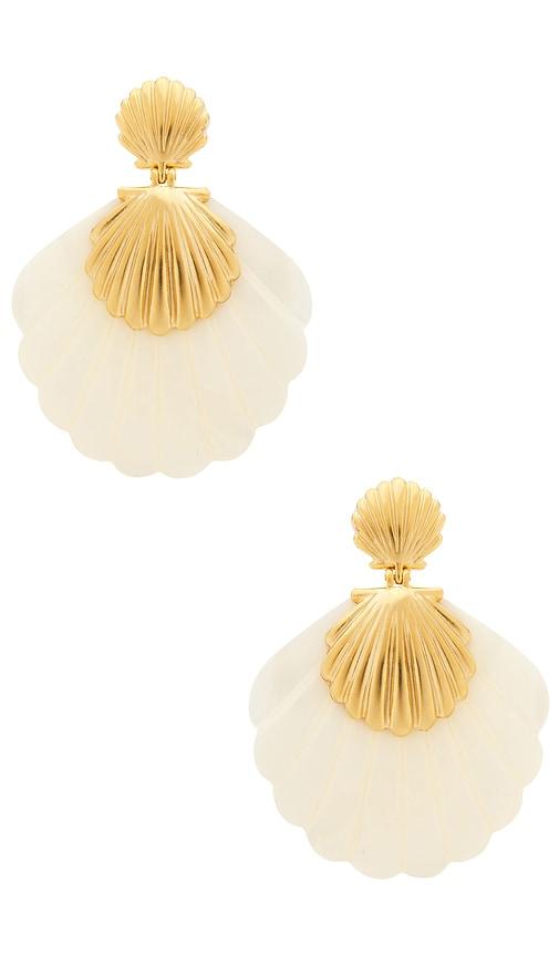brinker + eliza lula earrings in ivory.