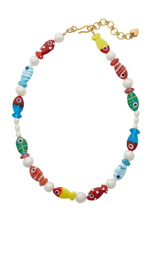 brinker + eliza mallorca necklace in ivory.