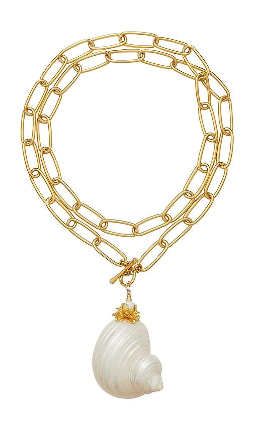 brinker + eliza sirena necklace in ivory.