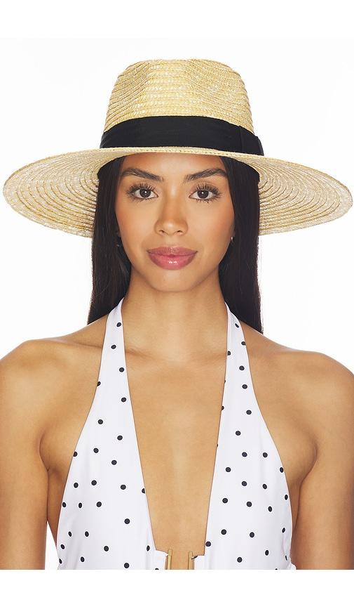 brixton joanna hat in tan. - size l (also in s, xs, m)