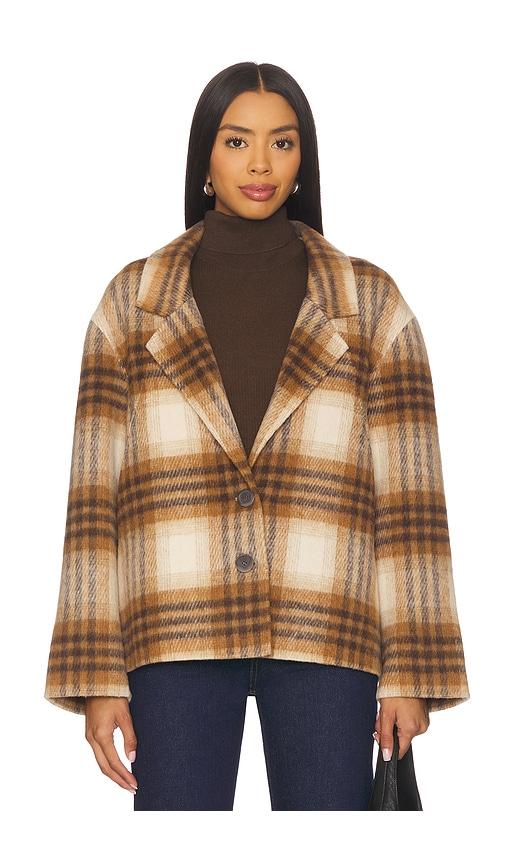 brochu walker adeline jacket in tan. - size s (also in xs)