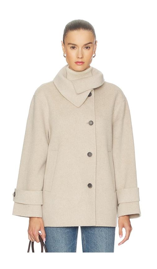 brochu walker andie jacket in beige. - size l (also in m)
