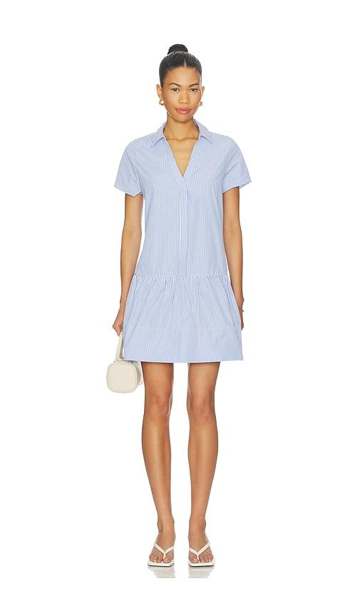 brochu walker antibes dress in baby blue. - size l (also in s, m)