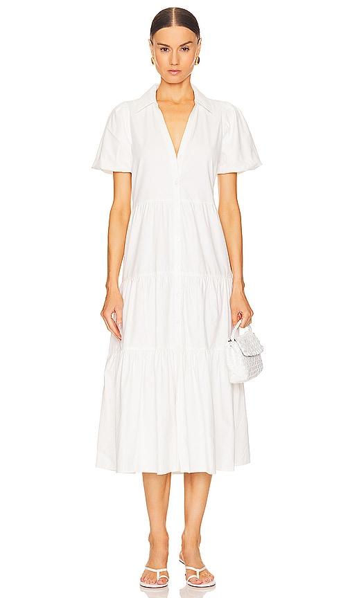 brochu walker havana dress in white. - size m (also in l, s, xs)