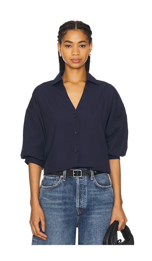 brochu walker kate shirt in navy. - size l (also in xs, s, m)