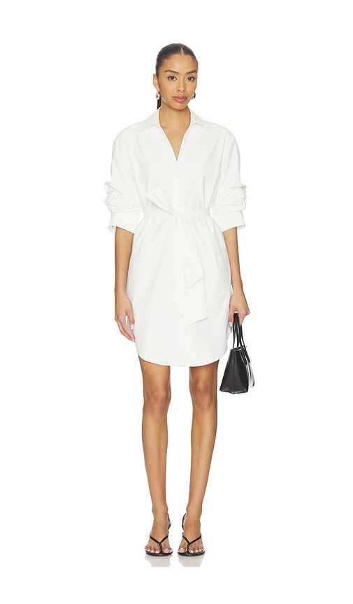 brochu walker pia dress in ivory. - size l (also in xs, s, m)