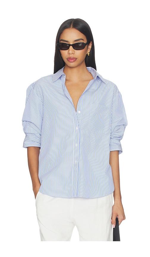 brochu walker pia shirt in blue. - size m (also in s)