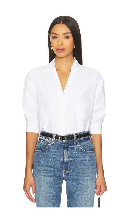 brochu walker rhett shirt in white. - size l (also in xs, s)