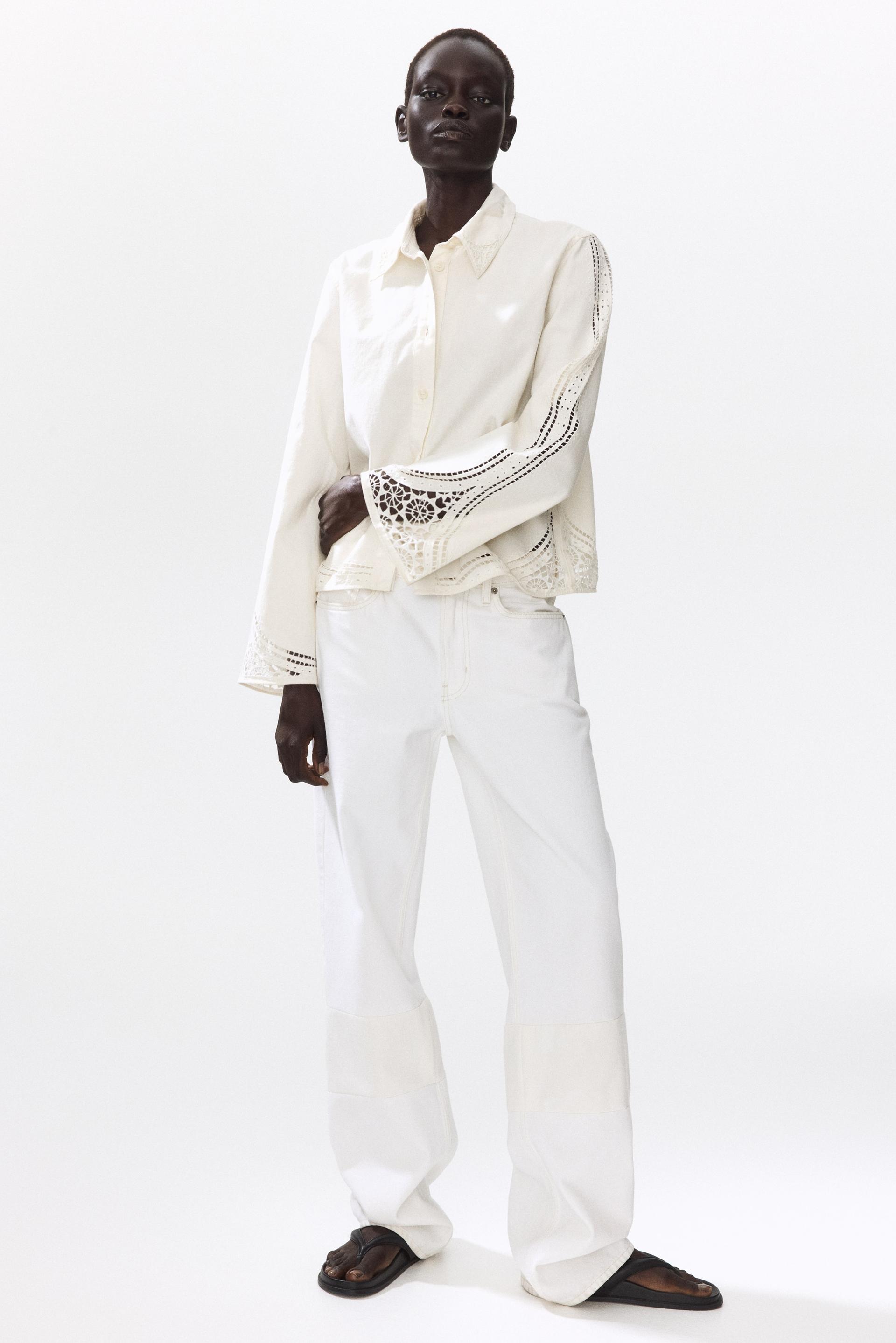 broderie anglaise cotton jacket