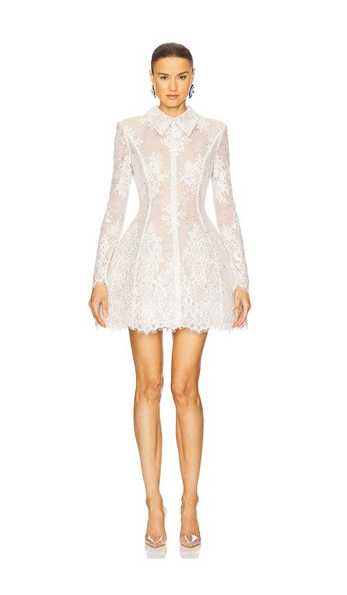 bronx banco adelaide mini dress in white. - size s (also in xs)