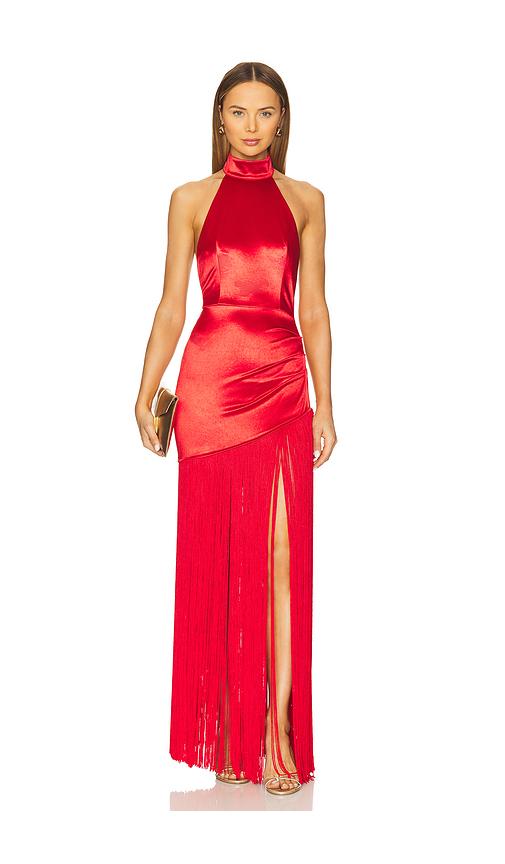 bronx banco bali gown in red. - size l (also in xs, xl)