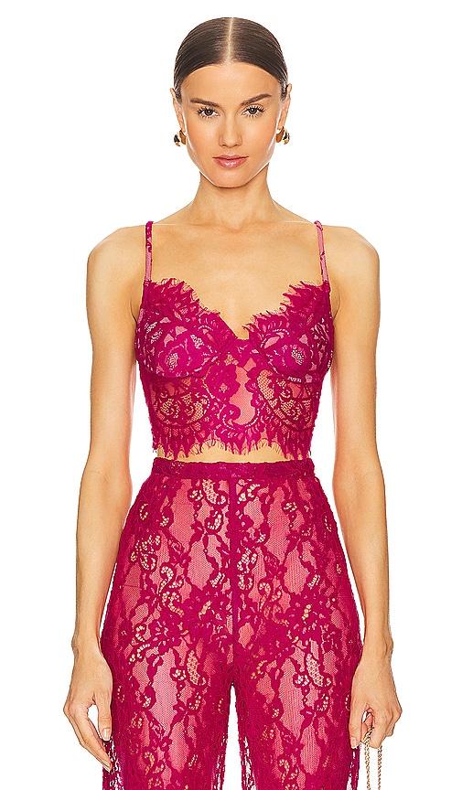 bronx banco capri bralette in fuchsia. - size s (also in xs)