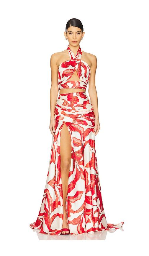 bronx banco cleopatra set in red. - size s (also in m, xl)