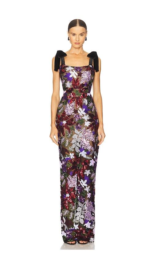 bronx banco dahlia maxi dress in lavender. - size s (also in xl, xs)