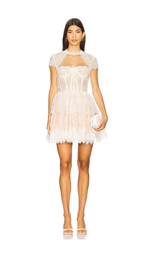 bronx banco daphne mini dress in ivory. - size l (also in m, s)
