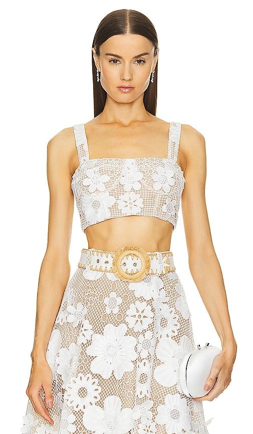 bronx banco emerie top in white. - size m (also in xs, s)
