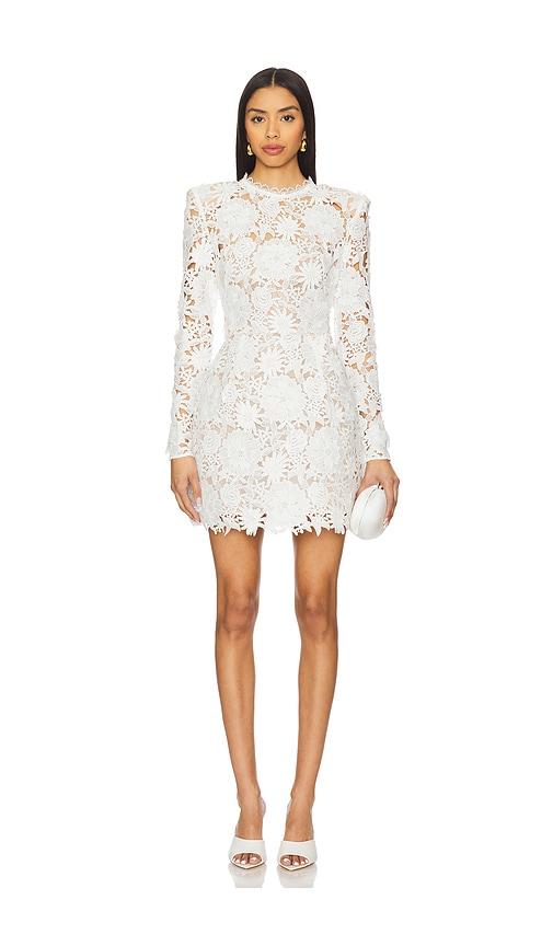 bronx banco maia mini dress in white. - size m (also in xs, s)