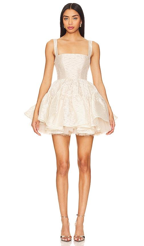 bronx banco tiara dress in cream. - size l (also in m)
