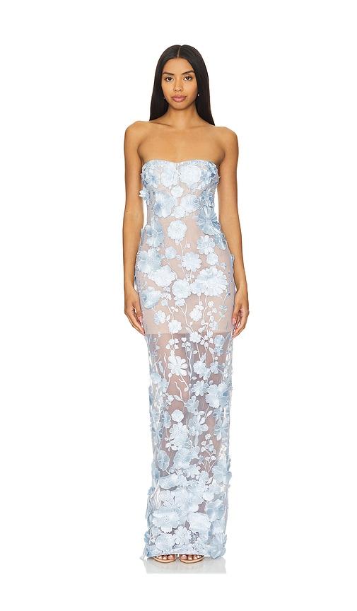 bronx banco x revolve jasmine maxi dress in baby blue. - size s (also in xl)