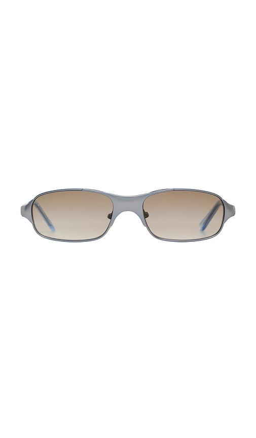 bru eyewear aitken sunglasses in blue.