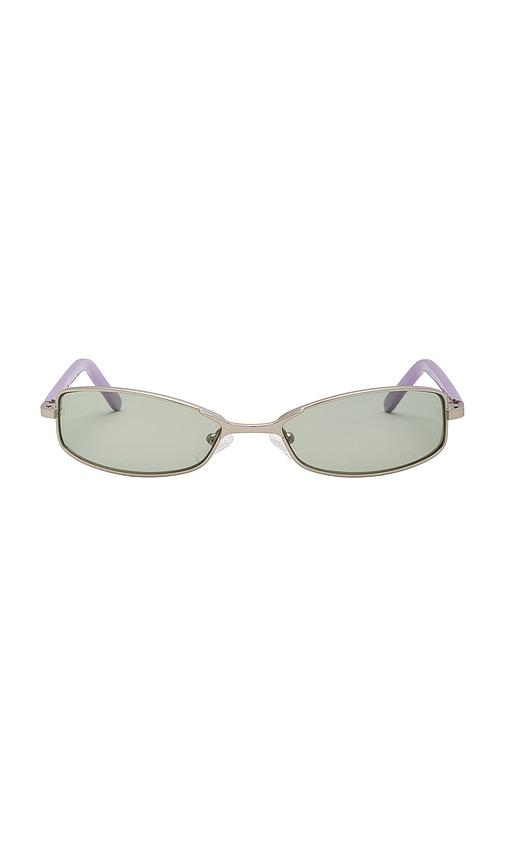bru eyewear hudson sunglasses in green.