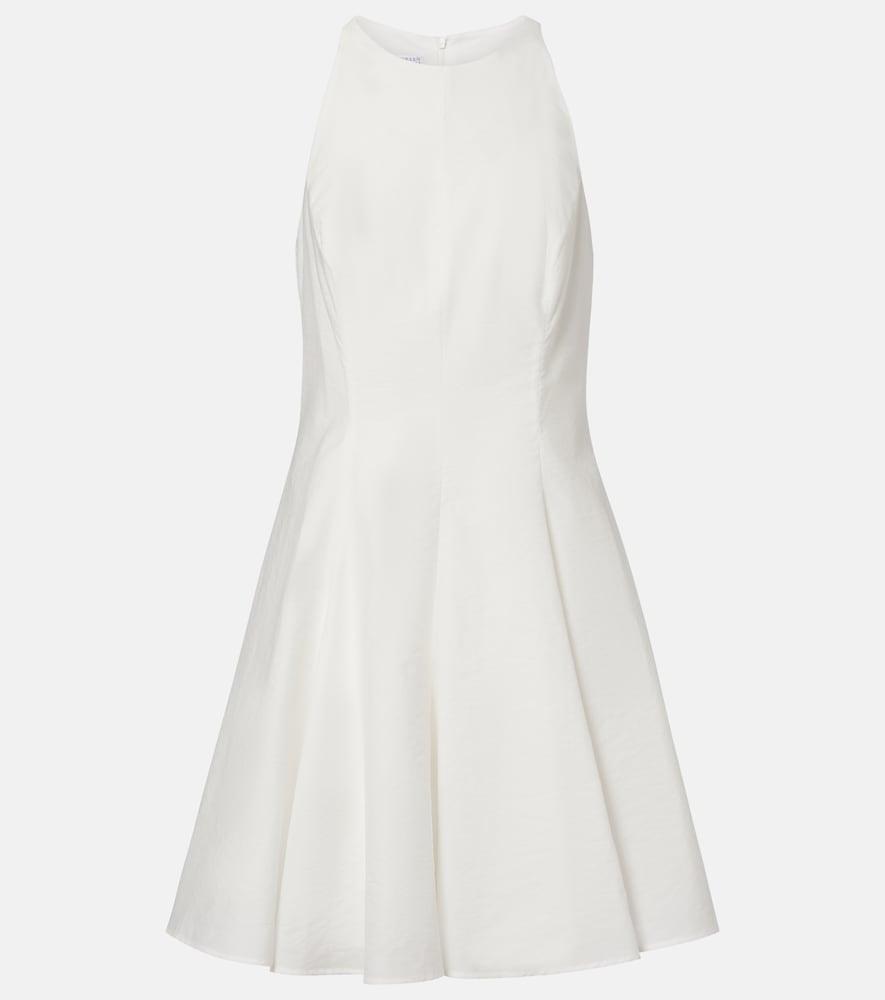 brunello cucinelli cotton-blend minidress