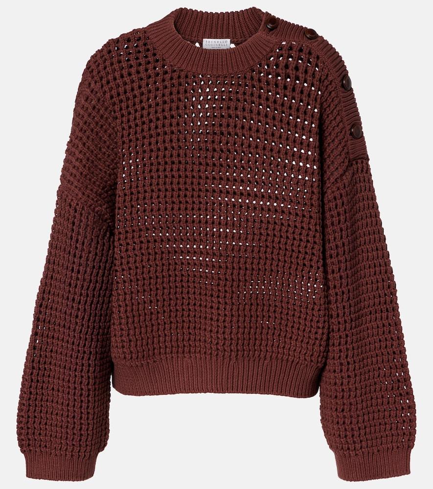 brunello cucinelli cotton-blend sweater