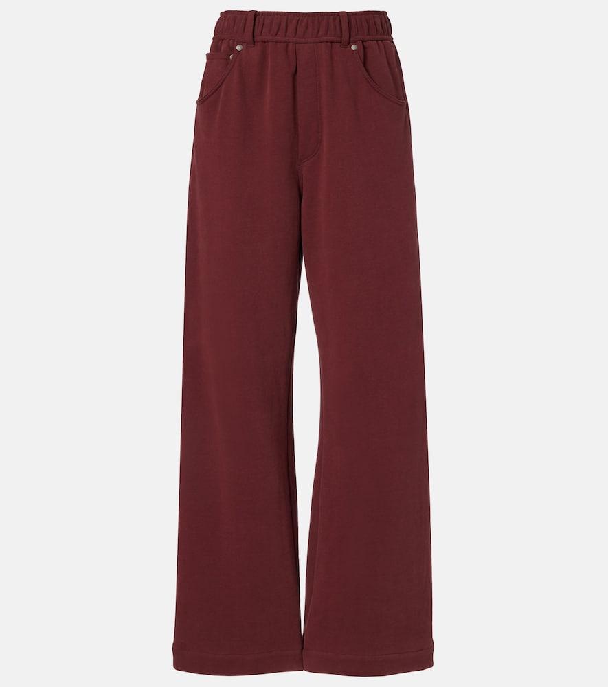 brunello cucinelli cotton jersey sweatpants